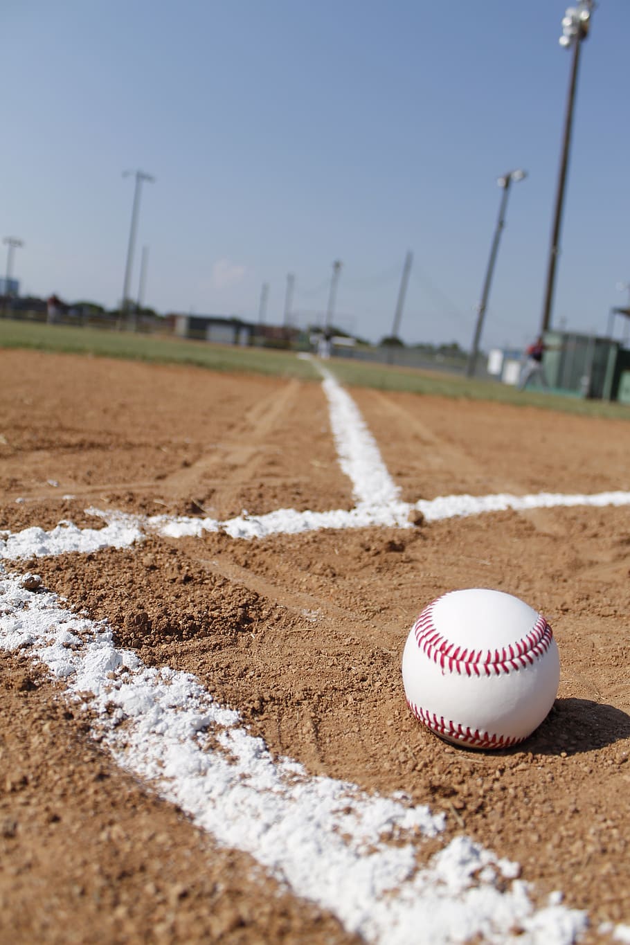 baseball, gravel, sports, game, baseball - sport, baseball - ball, HD wallpaper