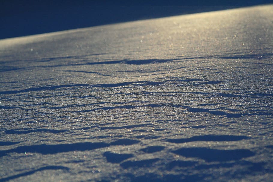 snow, cold, hill, winter, chilly, ice, nature, frozen, white HD wallpaper