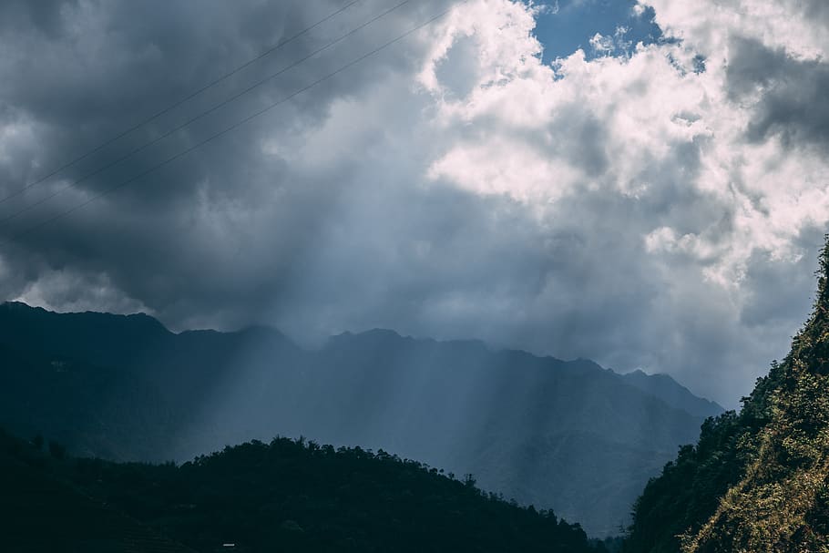 cloud - sky, beauty in nature, mountain, scenics - nature, tranquility HD wallpaper