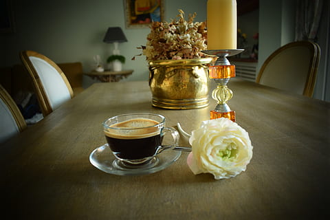 composición, flor, café, cálido, fondo, pacto, food and drink HD wallpaper