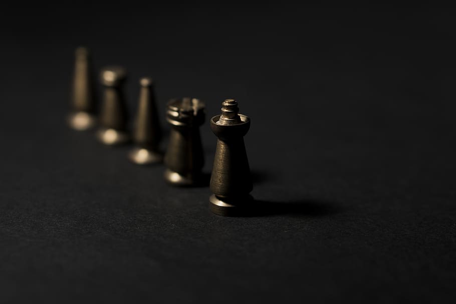 brown chess piece, still life, close-up, indoors, no people, studio shot HD wallpaper