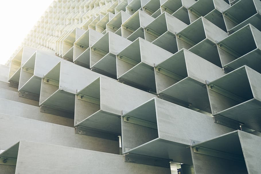 structural photography, building, light, sky, abstract, architecture HD wallpaper