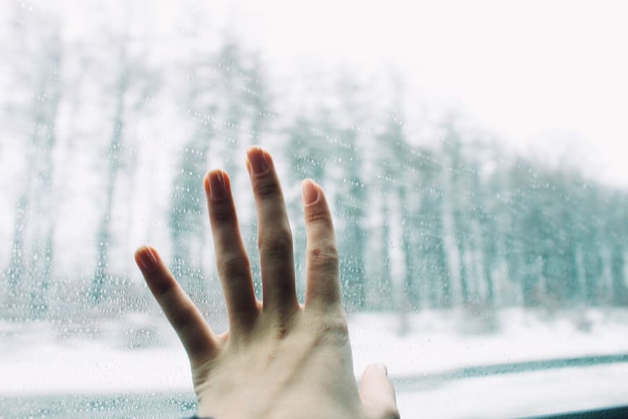 germany, munich, rain, rainy, weather, finger, hand, window HD wallpaper
