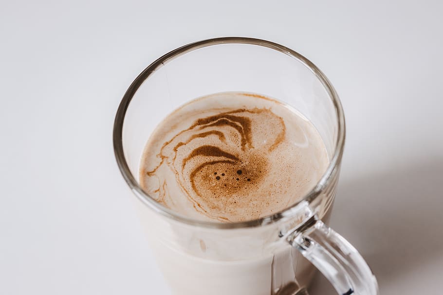 clear, glass, pattern, milk, chocolate, minimal, drink, refreshment HD wallpaper