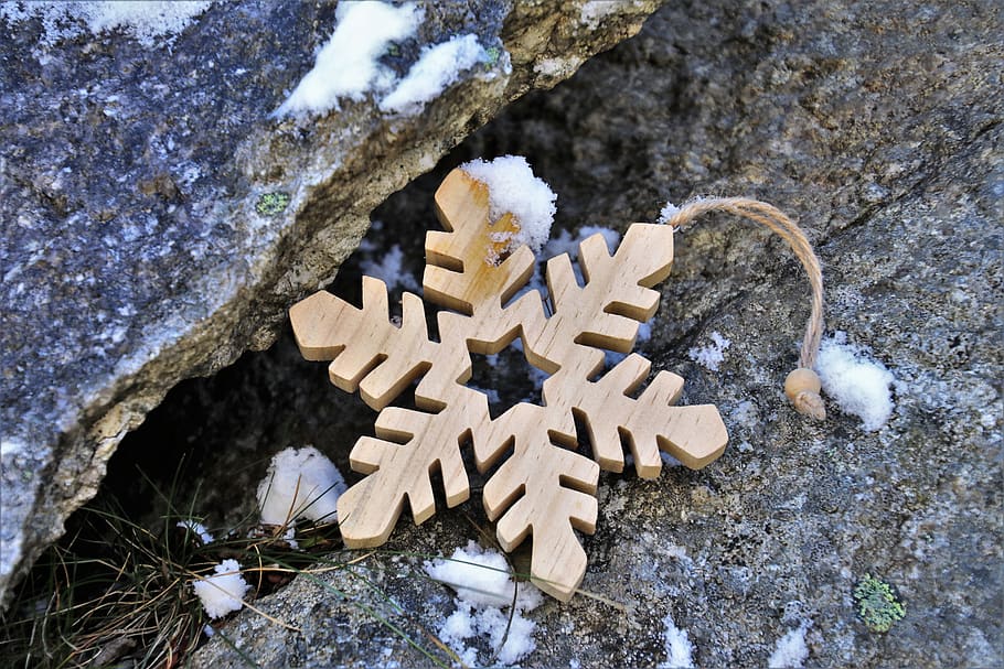 asterisk, granite, rocks, stone, surface, winter, high angle view HD wallpaper