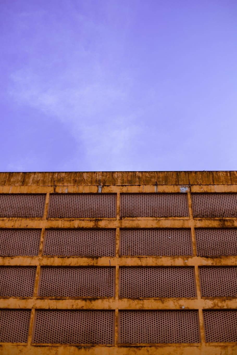 colors, daylight, design, landscape, metal, sky, steel, wall HD wallpaper