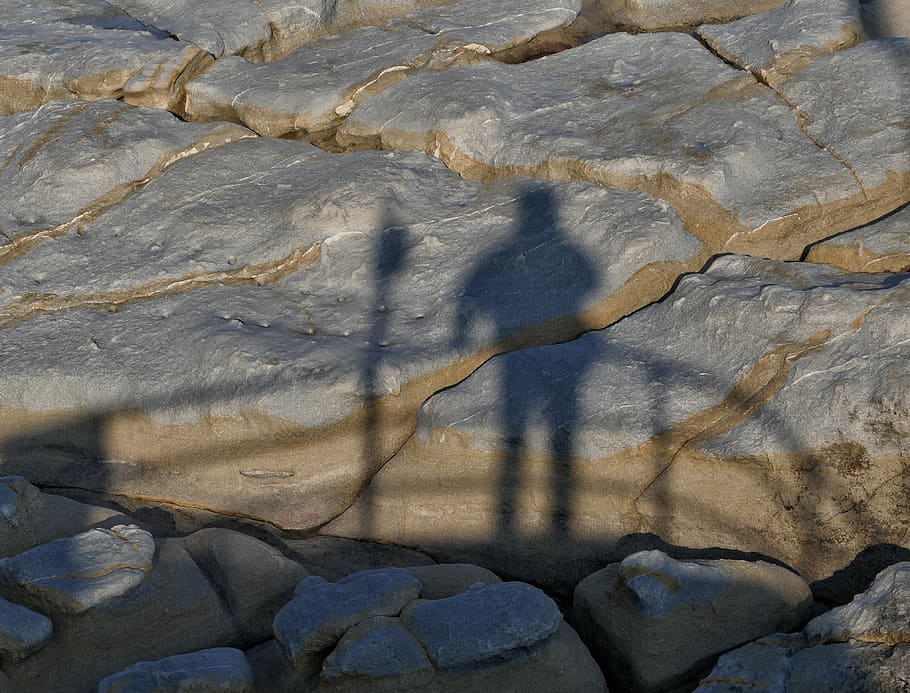 shadow, stones, silhouette, rock, nature, rock - object, no people HD wallpaper