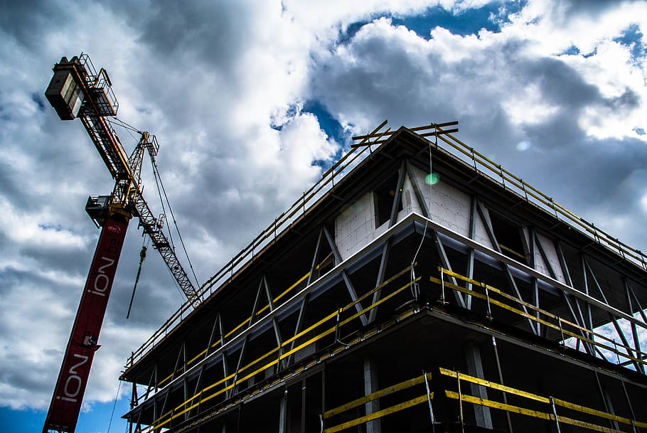 cloud - sky, low angle view, architecture, built structure HD wallpaper