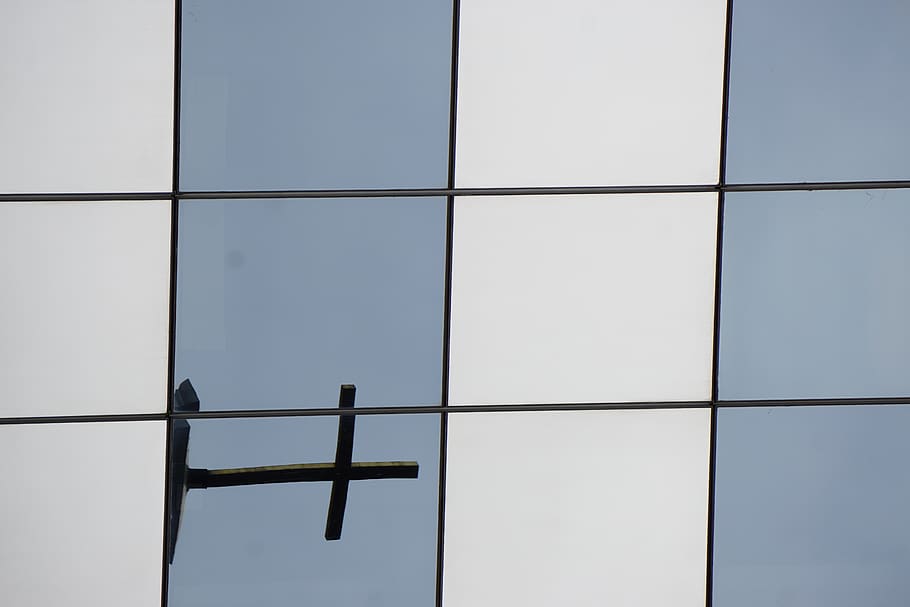 symbol, cross, building, architecture, utility pole, window HD wallpaper