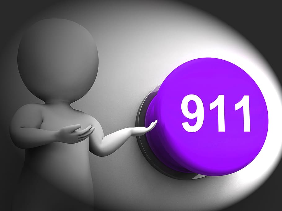 911 Pressed Showing Emergency Number And Services, ambulance, HD wallpaper