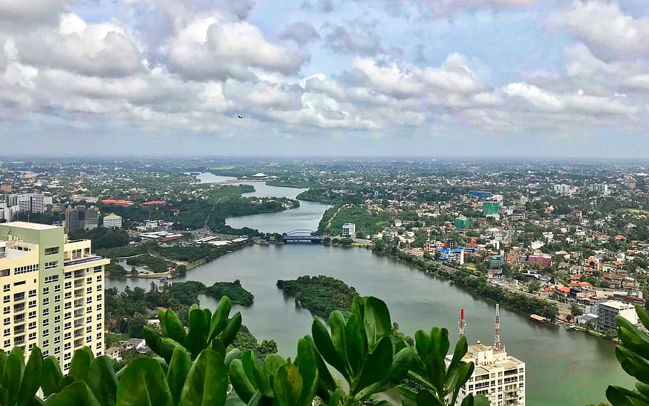 sri lanka, kotikawatta, 114/b buthgamuwa rd, city, river, colombo, HD wallpaper