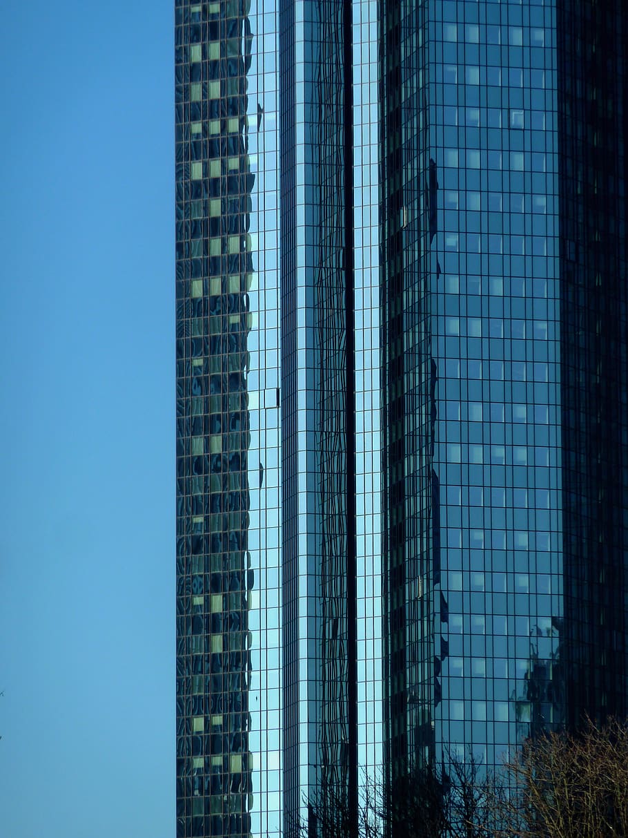 architecture, skyscraper, city, building, glass, office, large HD wallpaper
