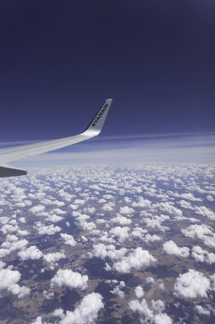 france, ryanair, clouds, sky, airplane, high, sunny, wing, cloud - sky HD wallpaper