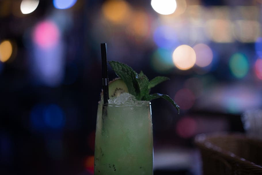 drink, beverage, alcohol, cocktail, mojito, plant, pottery HD wallpaper