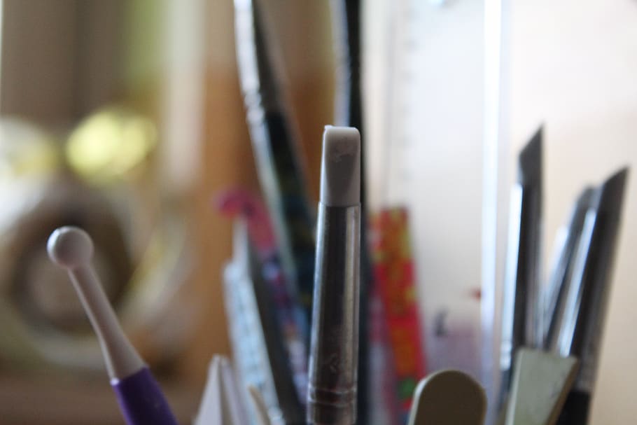 brush, tool, art, napoli, toothbrush, paint, cosmetics, lipstick HD wallpaper