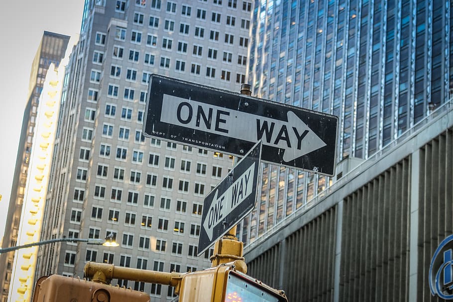one way, direction, architecture, building exterior, sign, built structure HD wallpaper