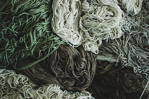 white, gray, and green ropes, bhadohi, india, wool, knitting HD wallpaper