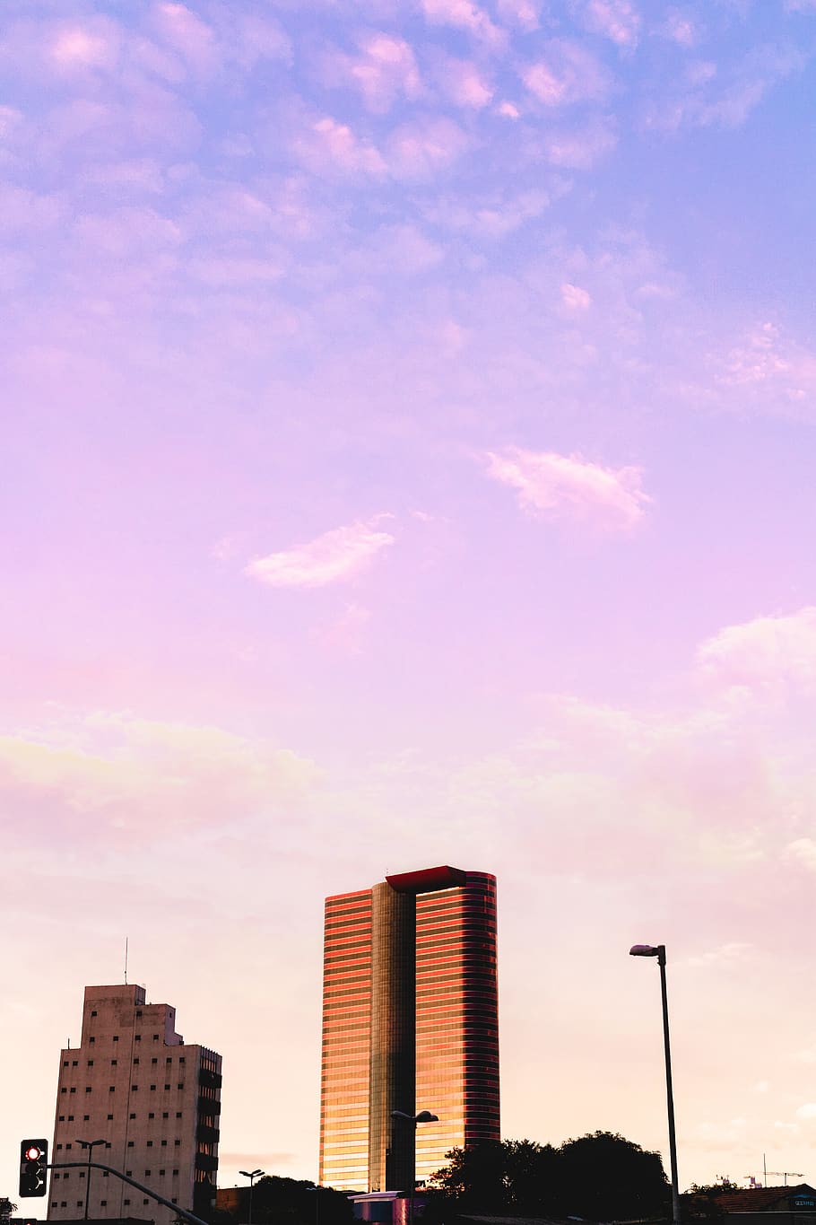 Photo of Building Under Sky, architecture, buildings, city, clouds HD wallpaper