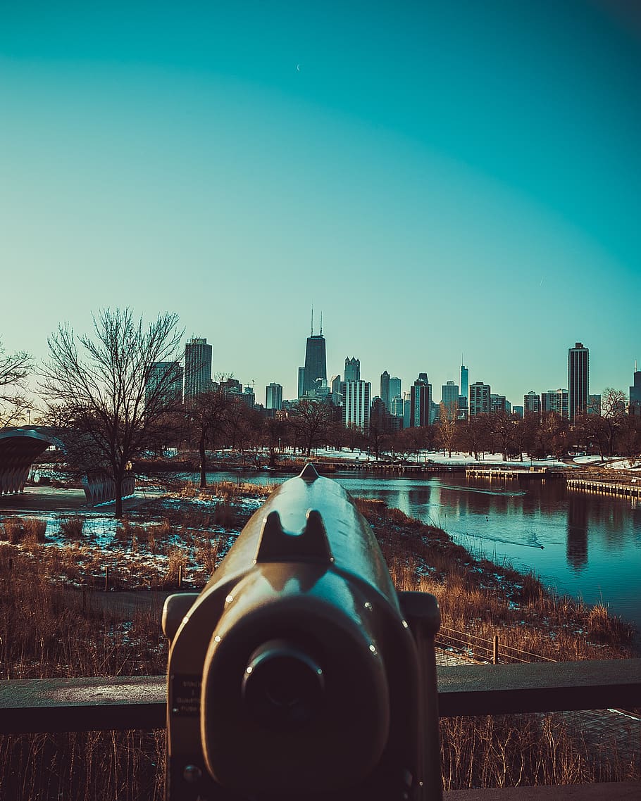 Black Cannon, architecture, buildings, city, cityscape, dawn HD wallpaper