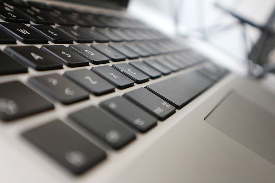 keyboard, close up, letters, mac, apple, tech, technology, computer HD wallpaper