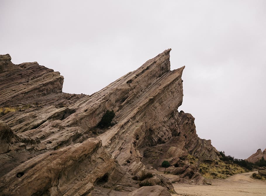 desert, lacali, vasquezrocks, sky, rock formation, tranquility HD wallpaper