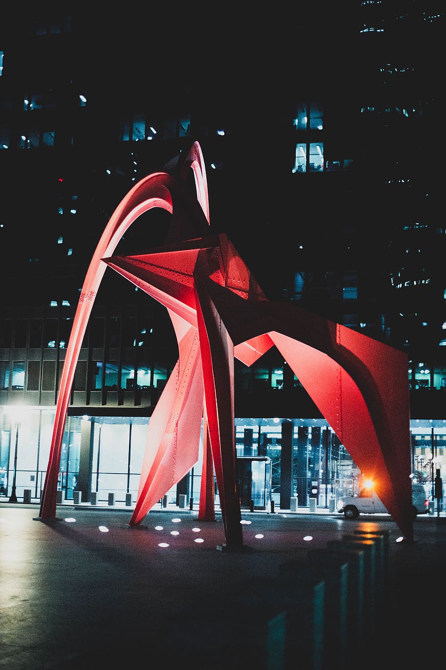 Red Structure on Focus Photography, architecture, art structure HD wallpaper