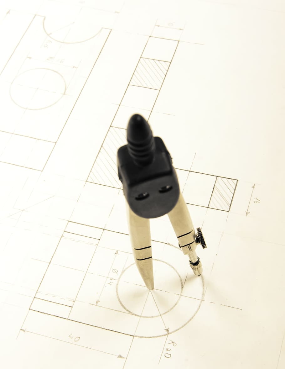 compasses, curve, design, designer, draft, draw, drawing, engineering HD wallpaper