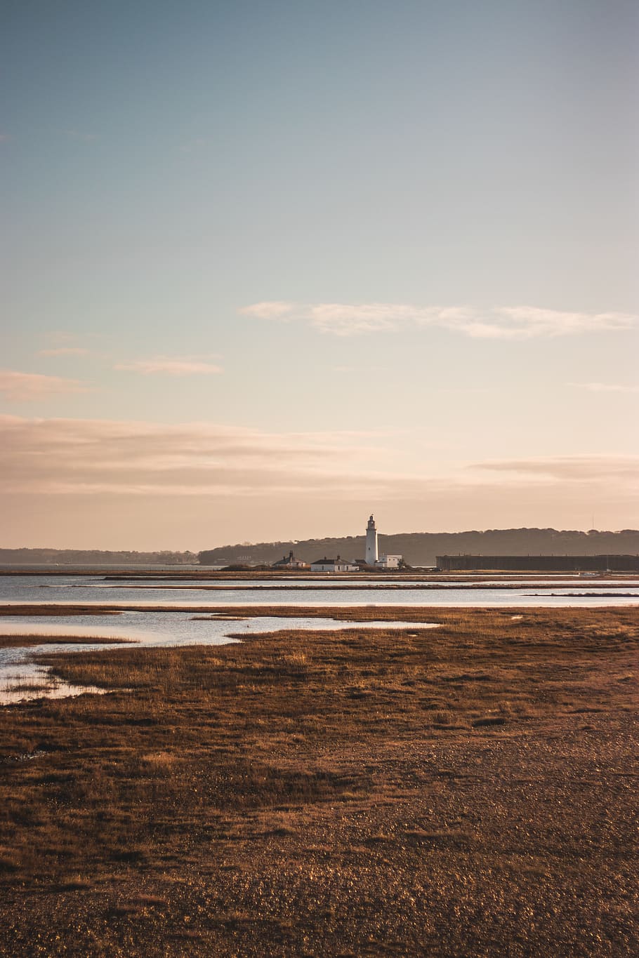 lighthouse at the shore during day, outdoors, nature, building HD wallpaper