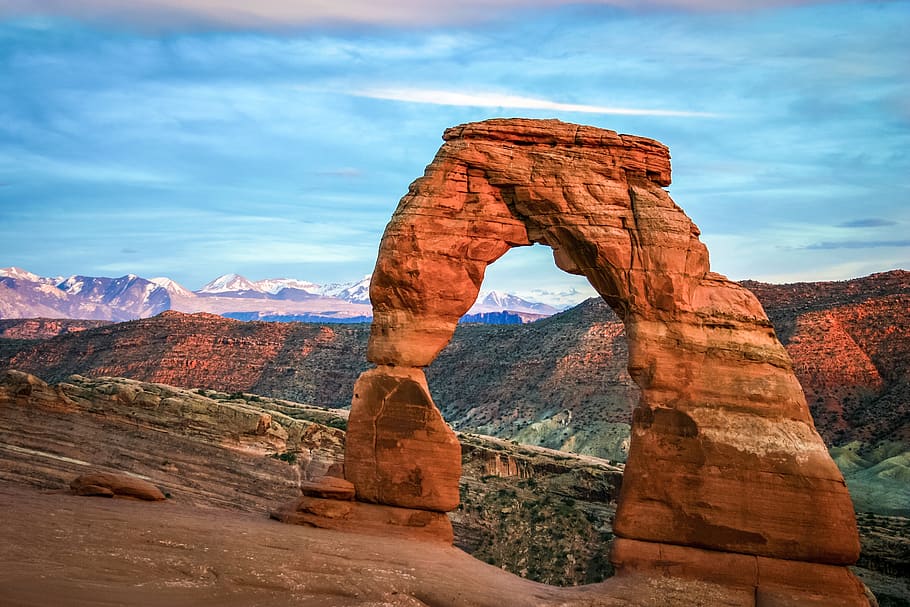 Delicate Arch, Utah, building, architecture, arched, united states