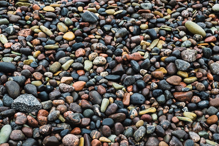 pebble, rock, child, kid, outdoors, water, river, nature, gravel HD wallpaper