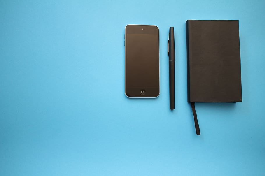 HD wallpaper: ipod, iphone, pen, notebook, sketch book, blogger, tools,  writer | Wallpaper Flare