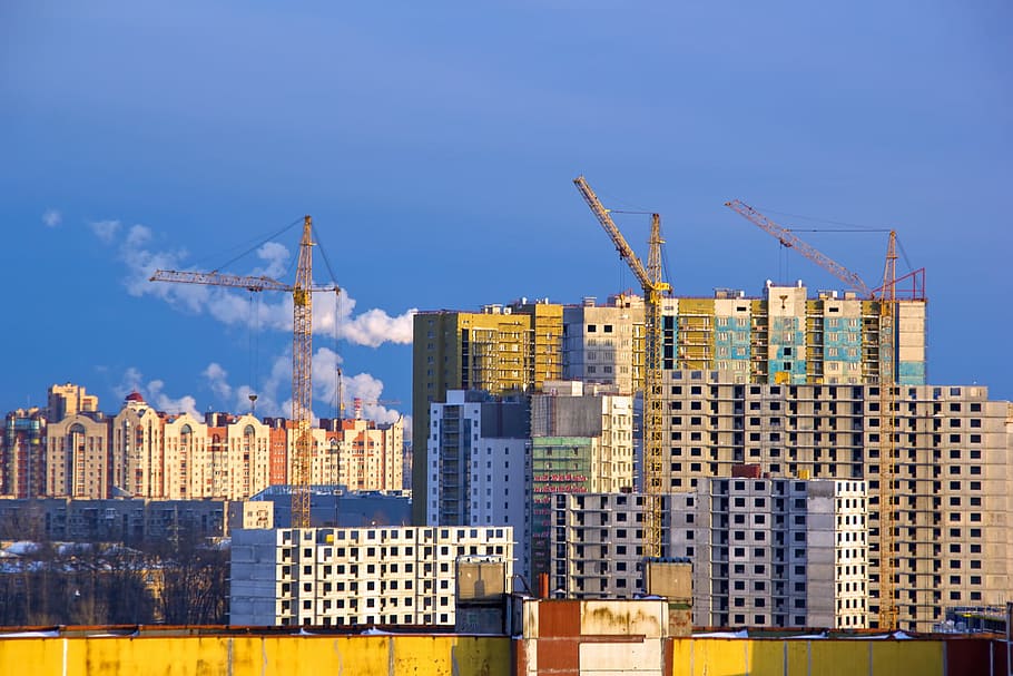architecture, block, build, building, cement, concrete, construction HD wallpaper