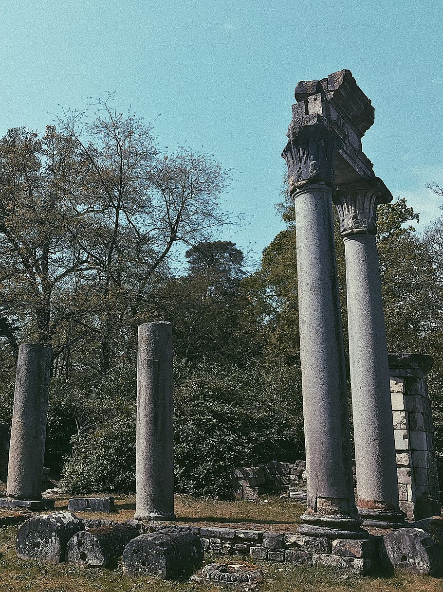 architecture, building, pillar, column, united kingdom, a329 HD wallpaper
