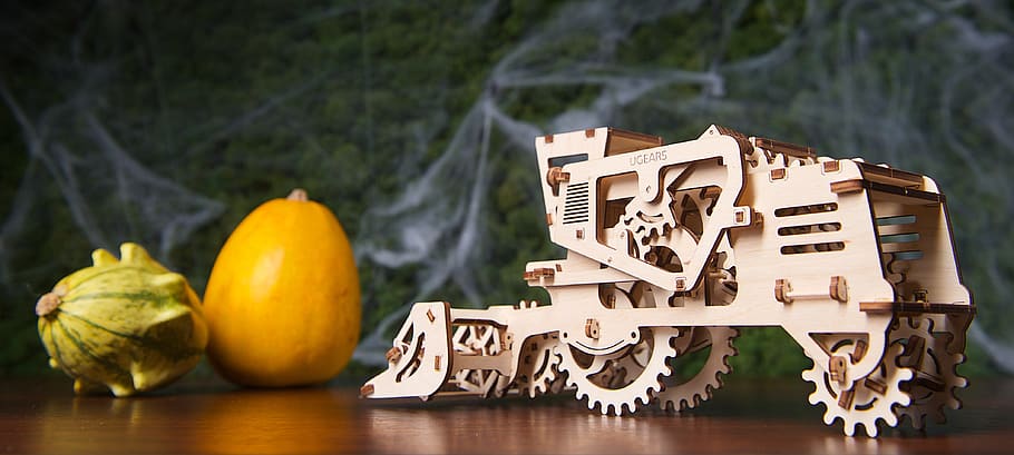ugears, ugears models, puzzles, mechanical models, 3d mechanical models HD wallpaper