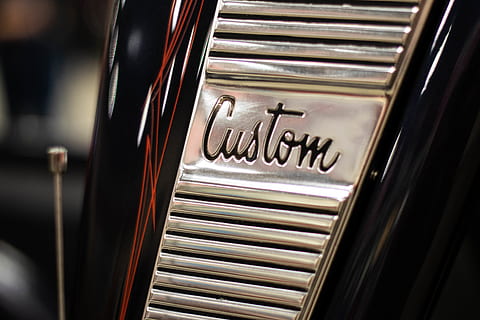 Closeup Photo of Gray and Black Custom Frame, chrome, close-up HD wallpaper