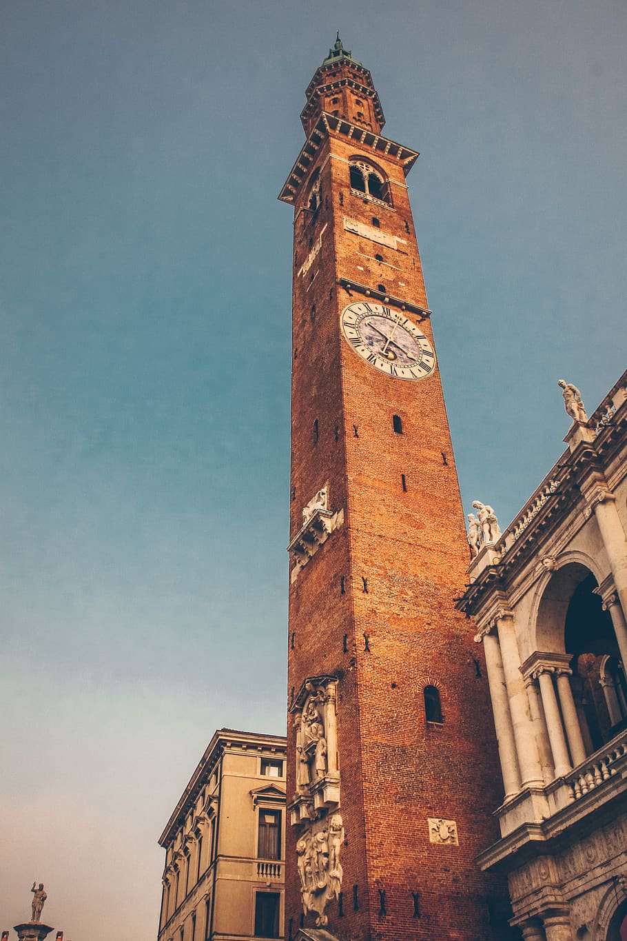 Clock Tower, architecture, building, cathedral, church, italy, HD wallpaper