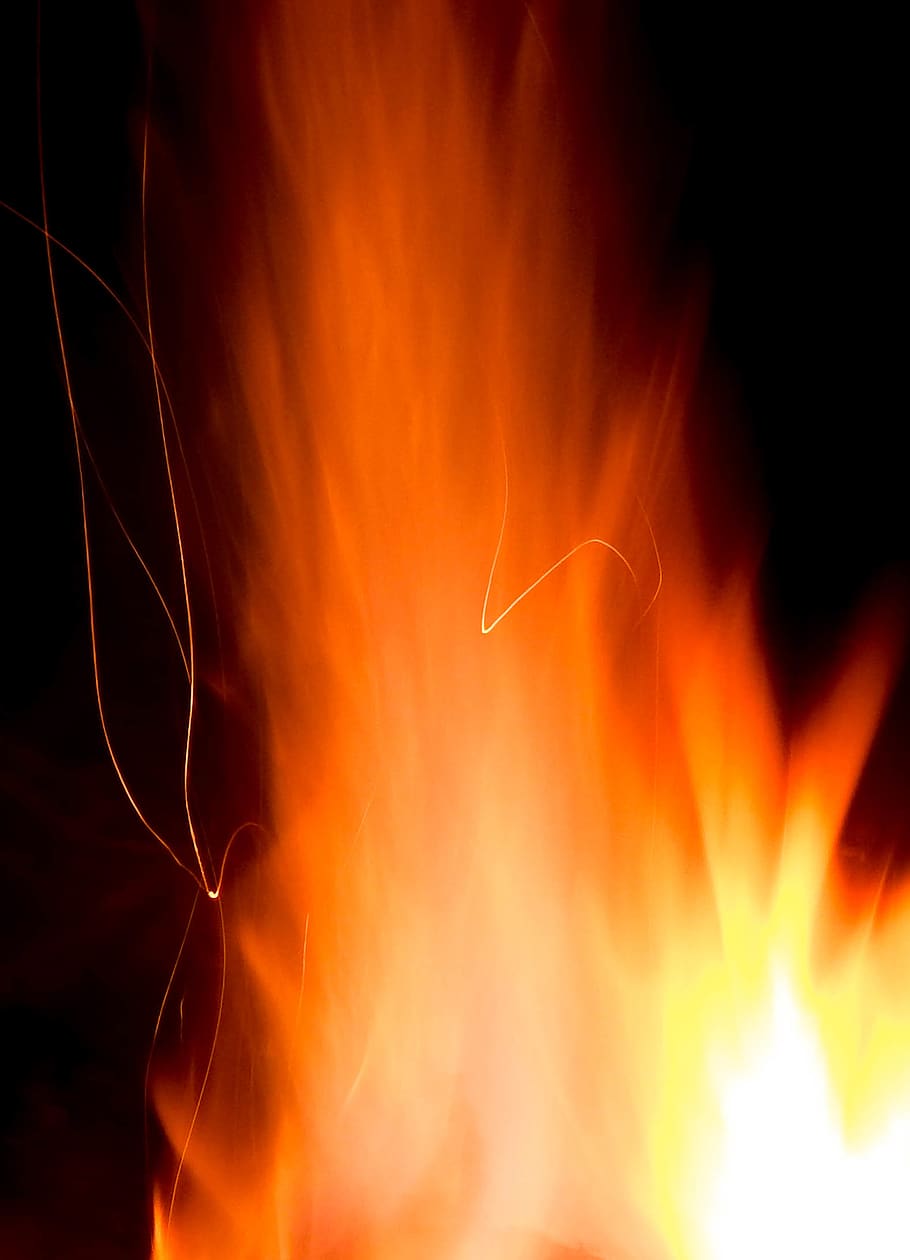 fire, arnau soler, heat - temperature, flame, burning, orange color, HD wallpaper