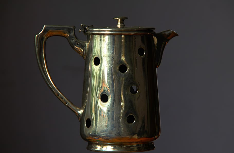 teapot, coffee, drink, beverage, design, traditional, metal HD wallpaper
