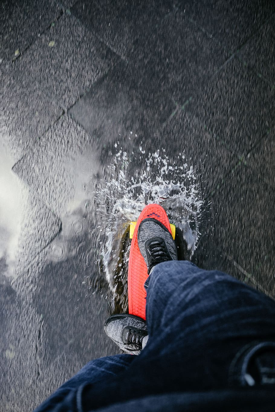 person riding cruiser longboard, germany, juist, tarmac, asphalt HD wallpaper