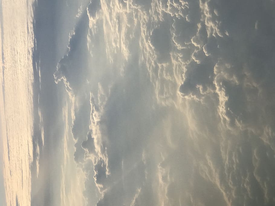 white clouds at daytime, cloud - sky, beauty in nature, scenics - nature HD wallpaper