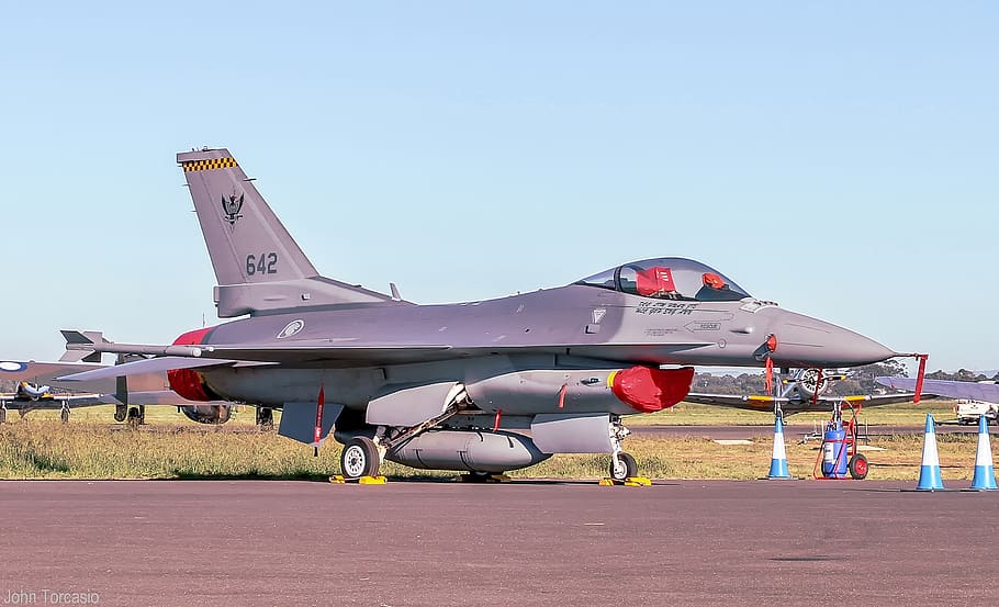gray fighter jet, aircraft, transportation, airplane, australia HD wallpaper