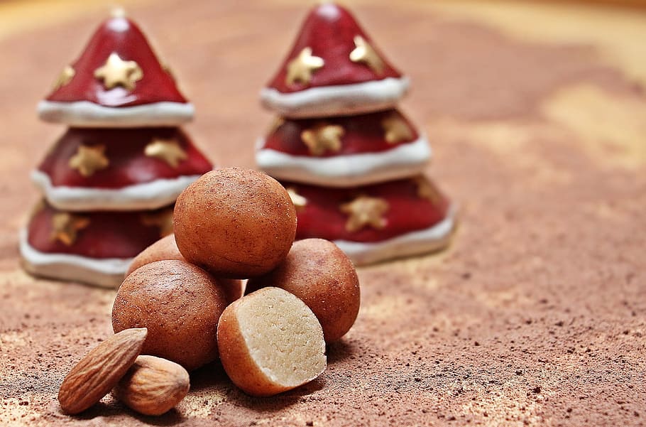potato, macro, marzipan, hazelnut, food, nature, fresh, dish HD wallpaper