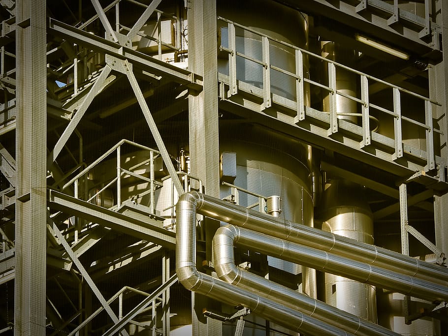 Sepia Photography of Brass Tank, architecture, building, construction HD wallpaper