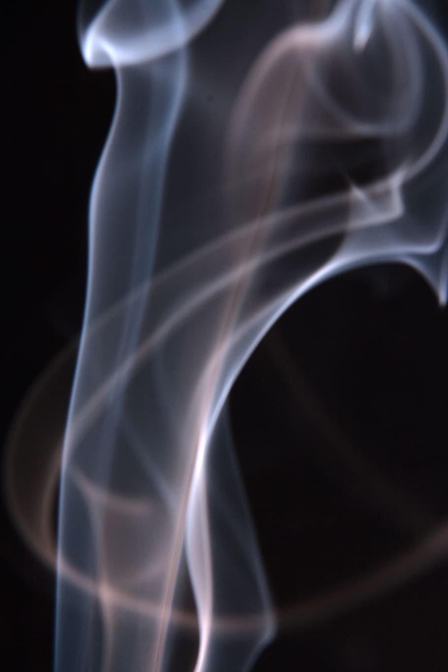 smoke, background, black, white, graphic, hot, isolated, curve HD wallpaper