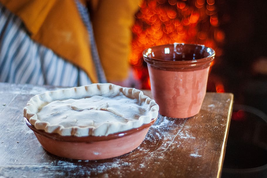 baked pie, human, person, food, bowl, gastonia, united states HD wallpaper