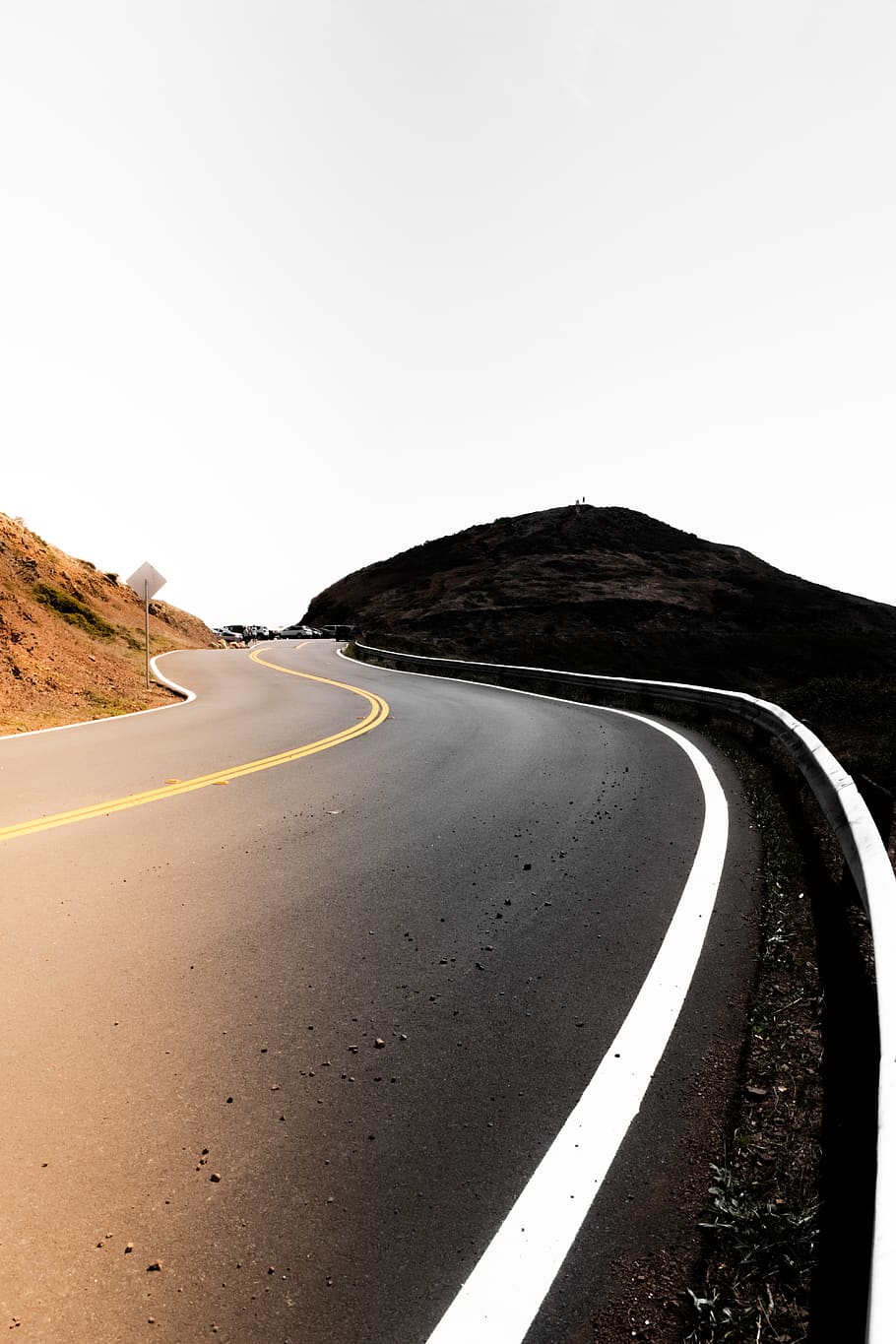zig zag road, transportation, sky, direction, the way forward HD wallpaper