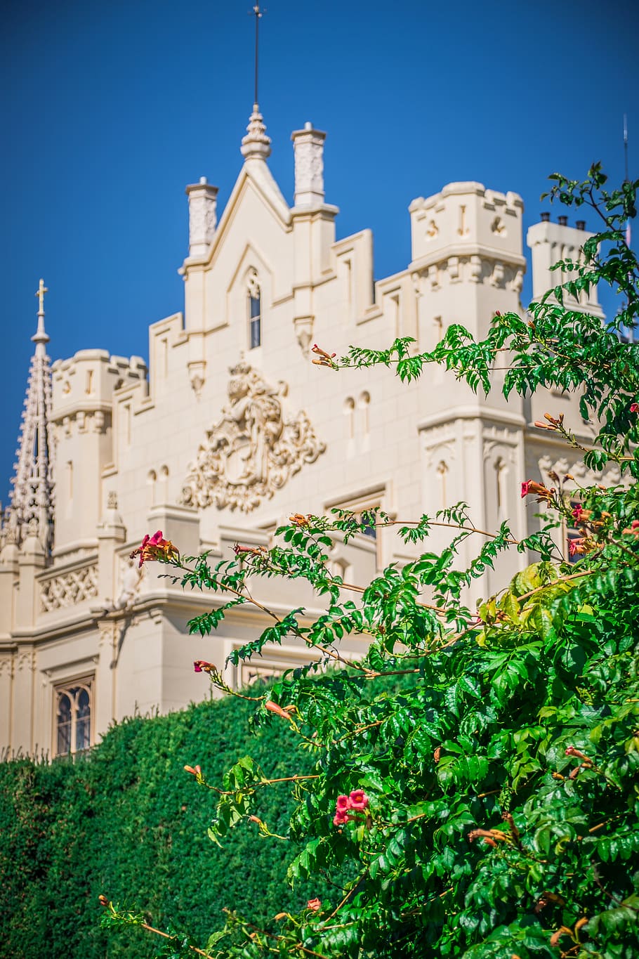 park, castle, architecture, historically, building exterior HD wallpaper