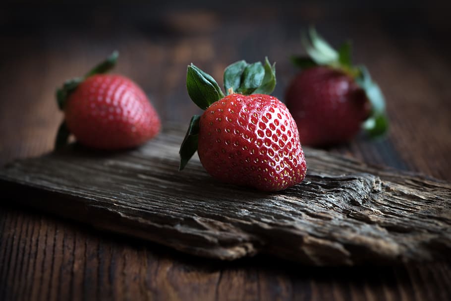 strawberry, fresh, fruit, sweet, red, healthy eating, food HD wallpaper