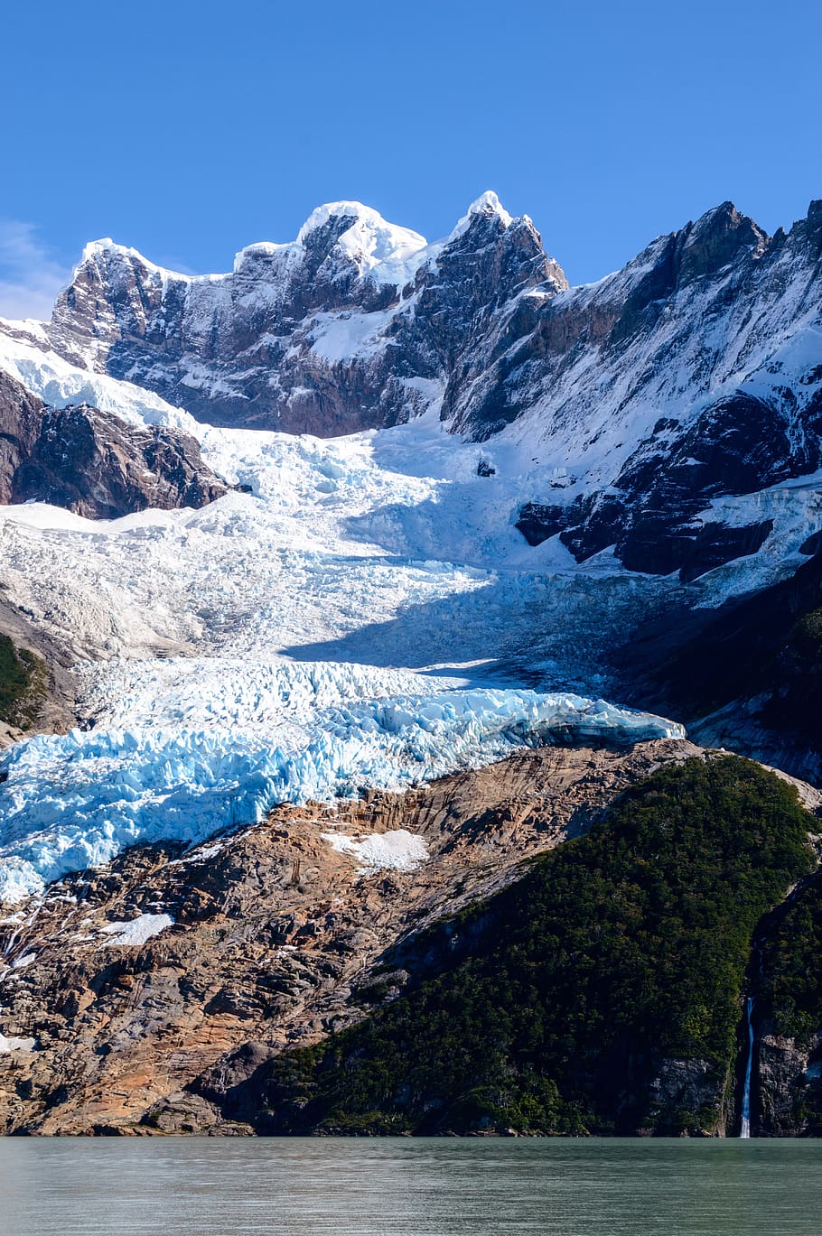 tundra mountain, glacier, snow, nature, ice, outdoors, mountain range HD wallpaper