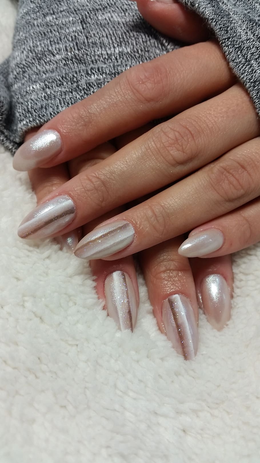 nails, manicure, hands, white, art, nails design, shiny, human hand HD wallpaper